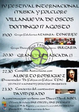IV Festival Internacional Música y Folclore Villanueva de Oscos 2014