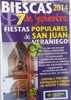 Fiestas Populares de San Juan Veraniego 2014 en Biescas