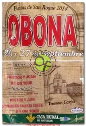 Fiestas de San Roque 2014 en Obona