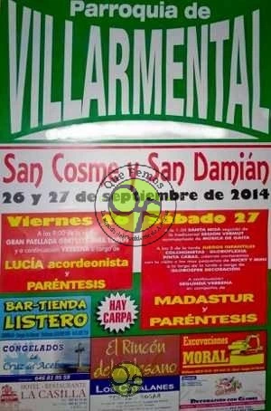 Fiestas de San Cosme y San Damián 2014 en Villarmental
