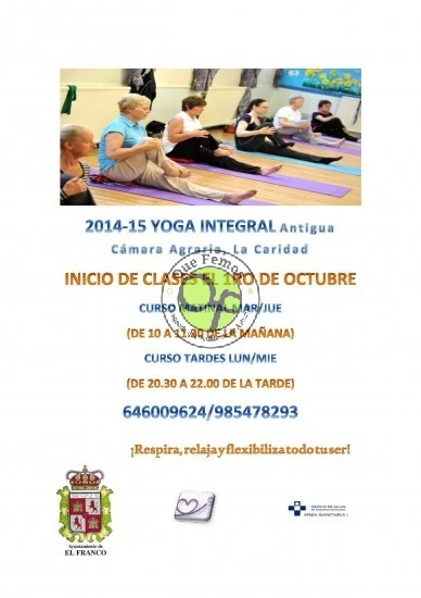 Escuela Municipal de Salud de El Franco: Yoga Integral