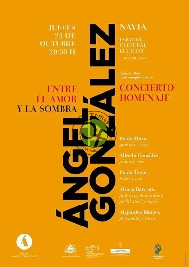 Concierto homenaje a Ángel González en Navia