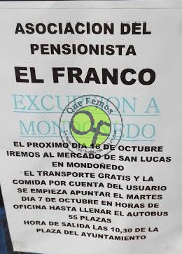 Excursión a Mondoñedo con la Asociación del Pensionista de El Franco