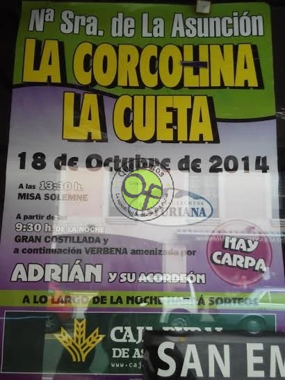 Fiestas de Nuestra Señora de la Asunción 2014 en La Corcolina y La Cueta