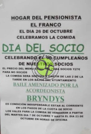 Día del Socio 2014 del Hogar del Pensionista de El Franco
