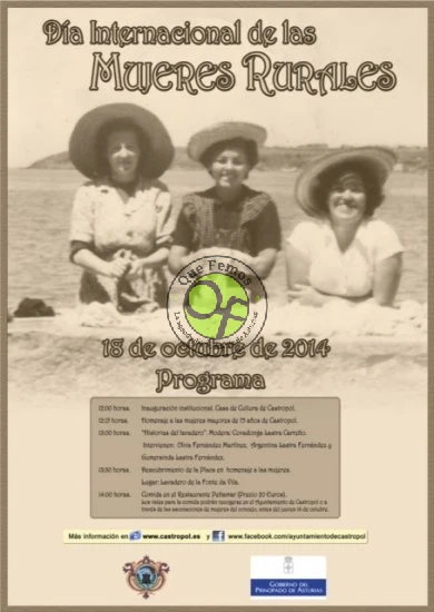 Día Internacional de las Mujeres Rurales 2014 en Castropol